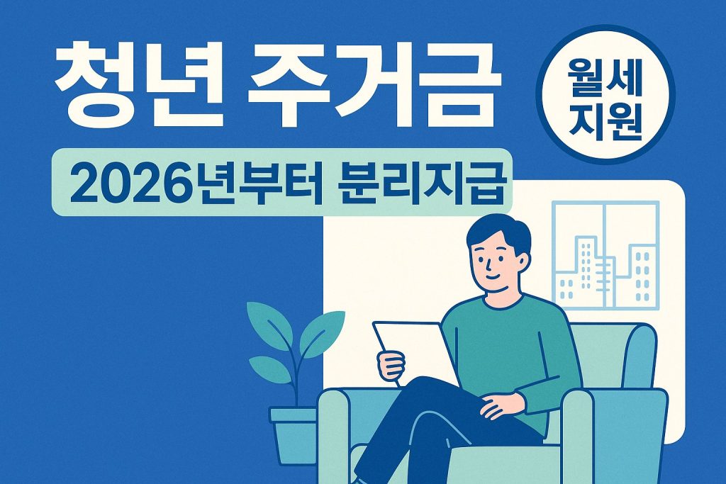 청년 주거급여 분리지급 2026 신청 조건