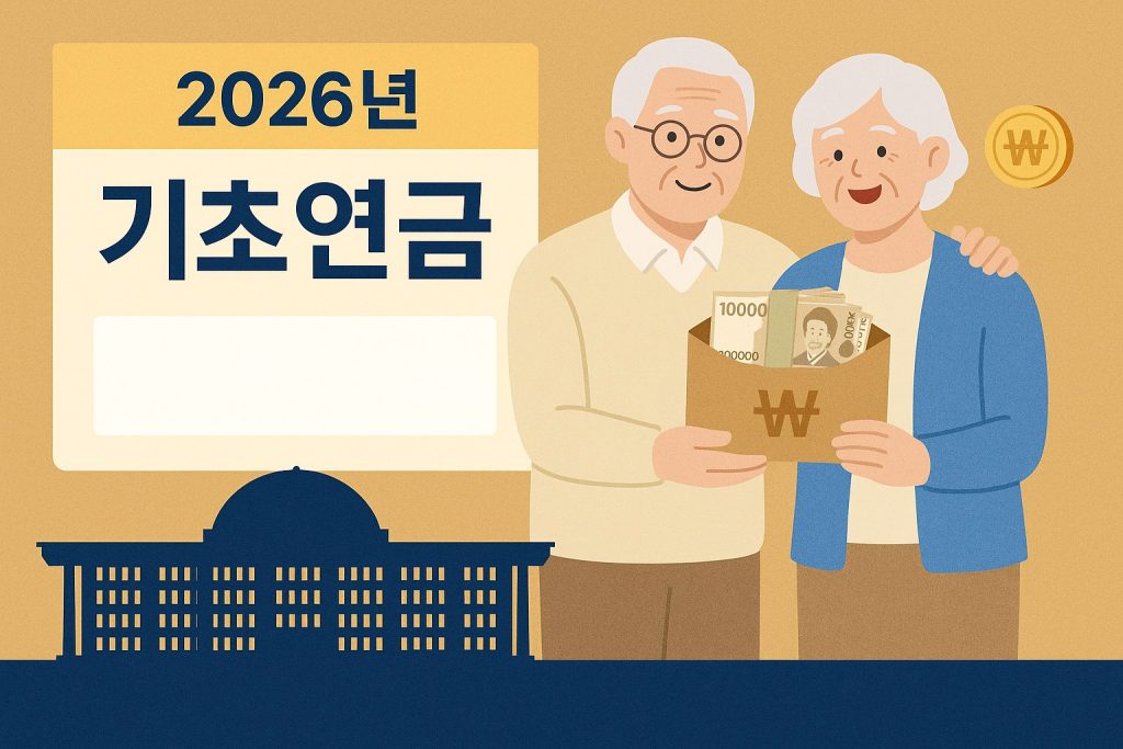 2026 기초연금 신청 조건 월 최대 40만원