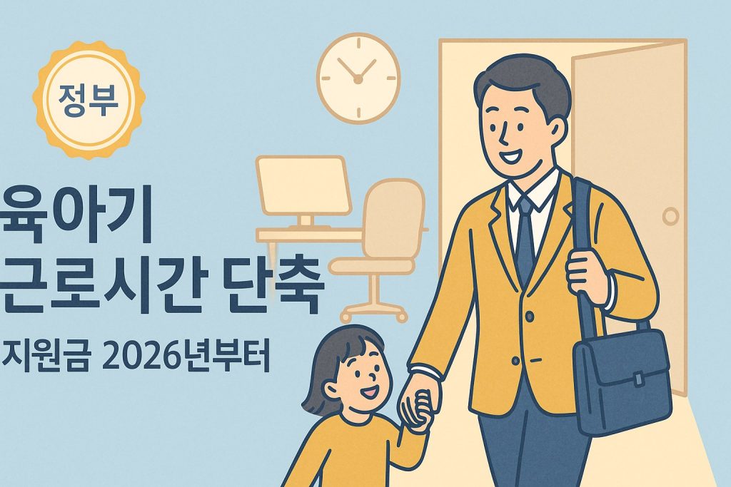 2026 육아기 근로시간 단축 급여 월 250만원 신청 방법