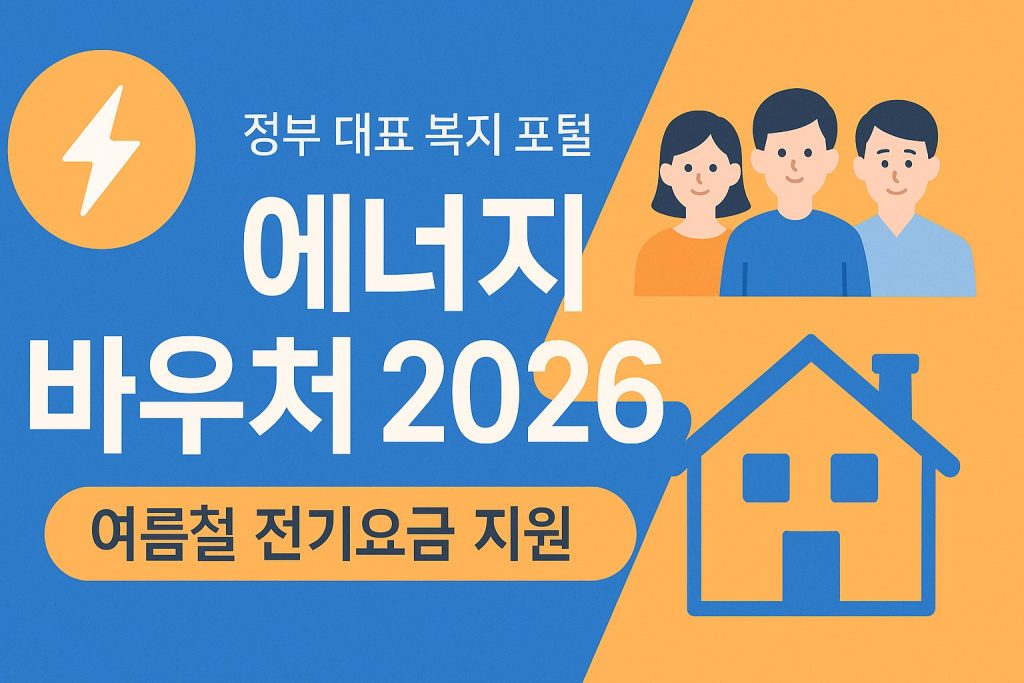 2026 에너지 바우처 신청 방법 최대 70만원