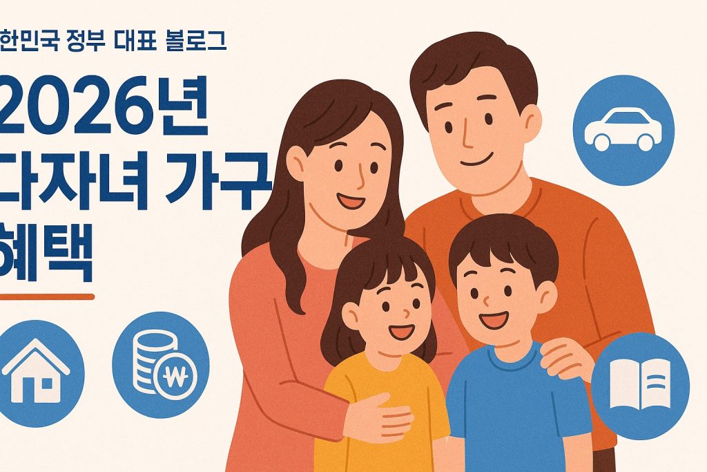 2026년 다자녀 혜택 총정리