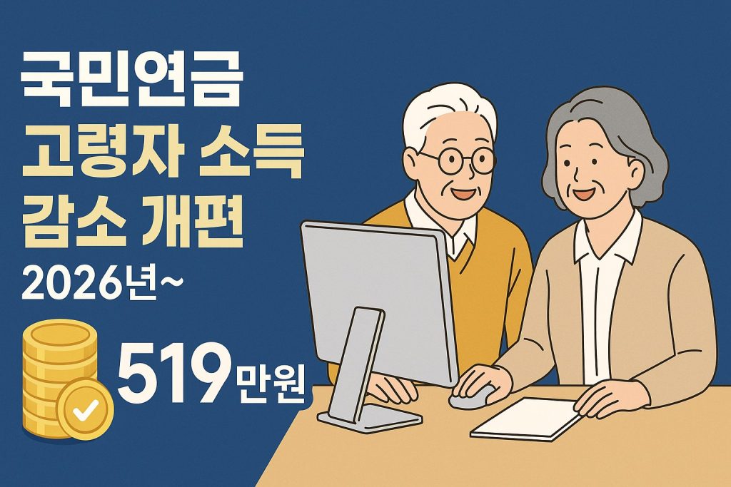 2026년 국민연금 재직자 감액 기준 완화 안내 썸네일