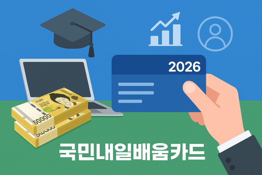 2026 국민내일배움카드 최대 500만원 직업훈련비 신청 방법