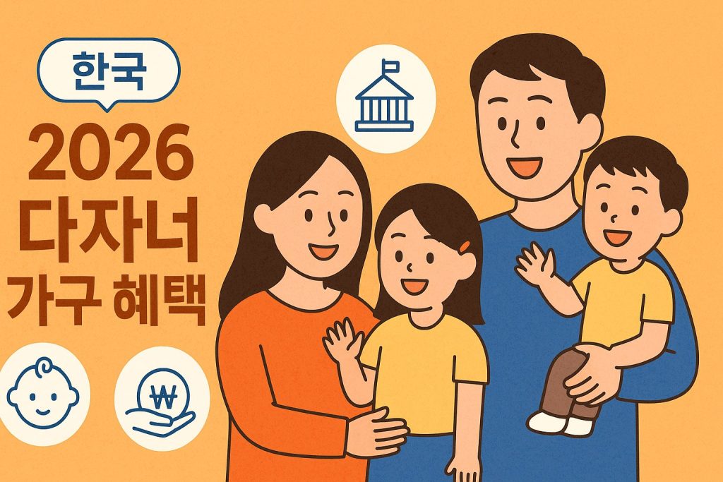 2026 다자녀 가정 혜택 2자녀부터 받는 것들